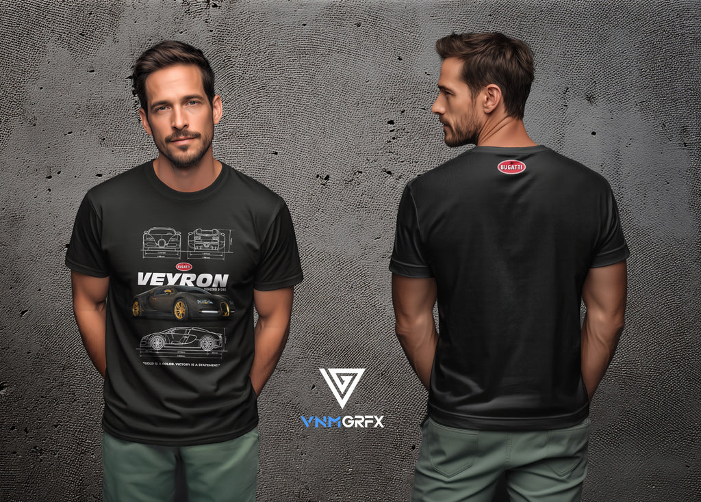 Bugatti Veyron Vincerò D'Oro T-shirt