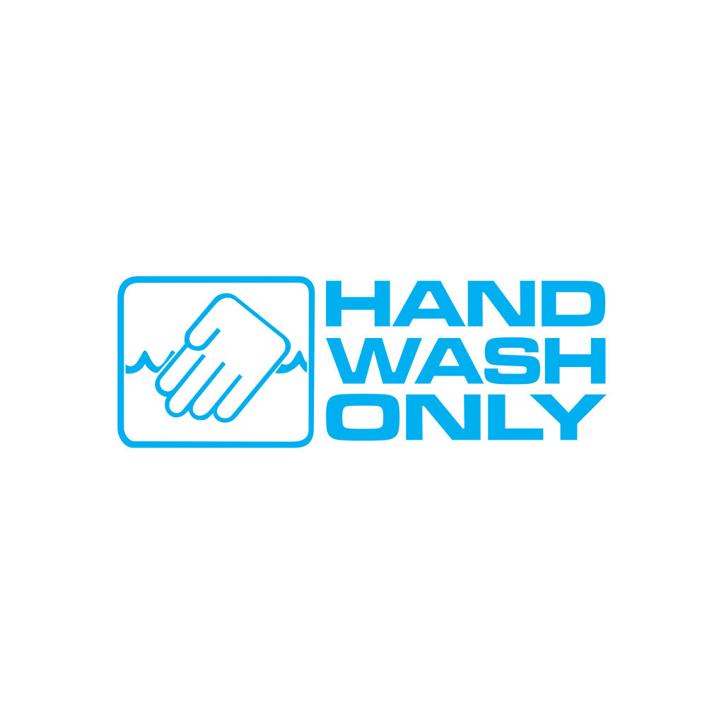 Sticker Hand Wash Only