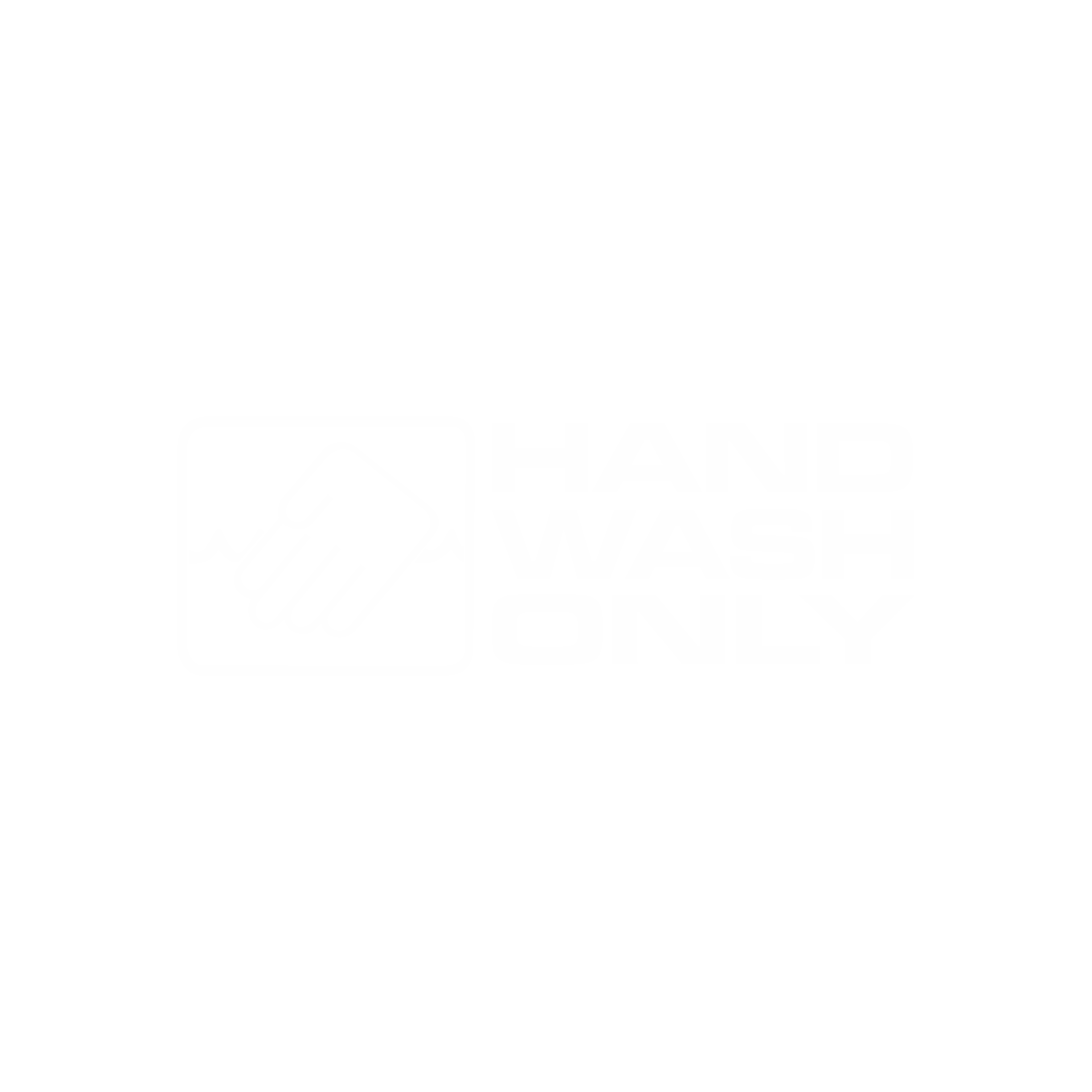 Sticker Hand Wash Only